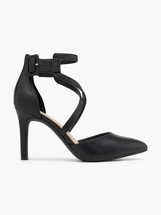 Graceland Sapato de salto com fivela Preto 20654 1