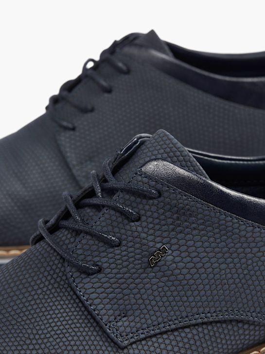 AM SHOE Business sko Blå 1412 5