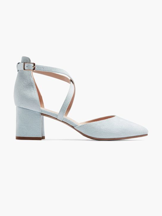 Graceland Strapped heel Light blue 2348 1