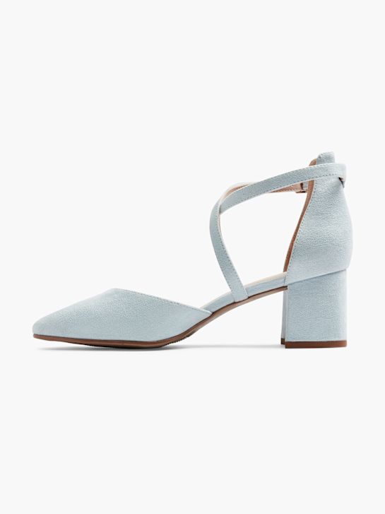 Graceland Strapped heel Light blue 2348 2