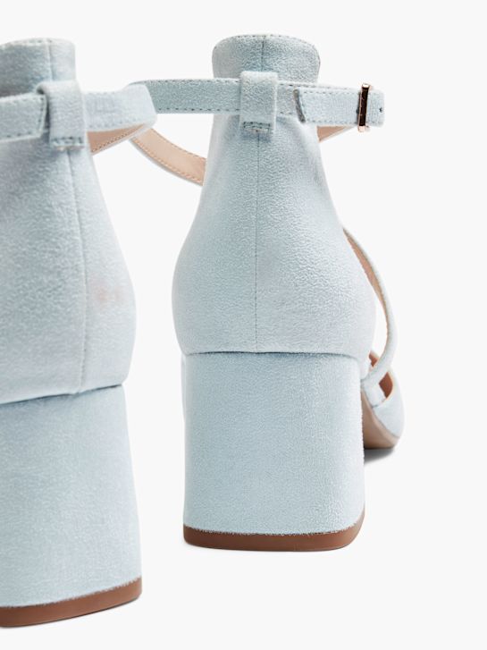 Graceland Strapped heel Light blue 2348 4