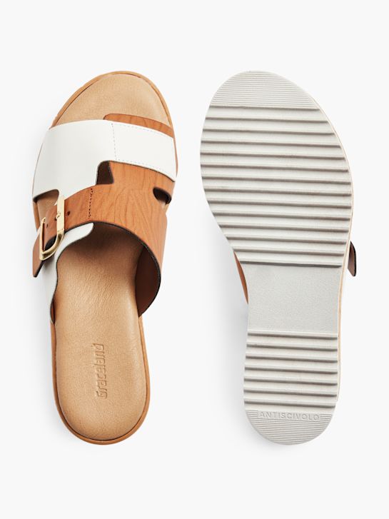 Graceland Chinelo com palmilha alta Branco 20968 3