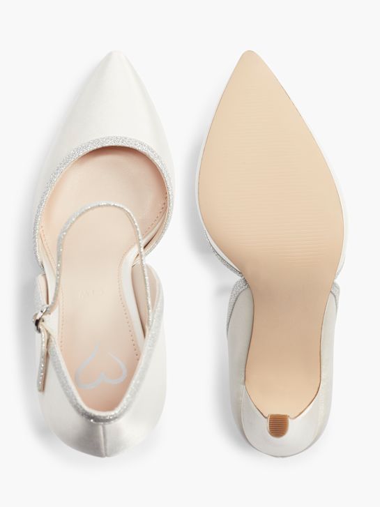 Catwalk Pump med spänne Vit 33416 3