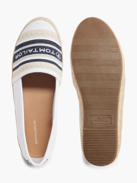 TOM TAILOR Espadryle Jasnoszary 23869 3