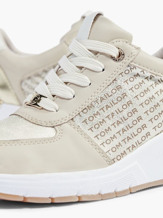 TOM TAILOR Sneaker bézs 18597 6