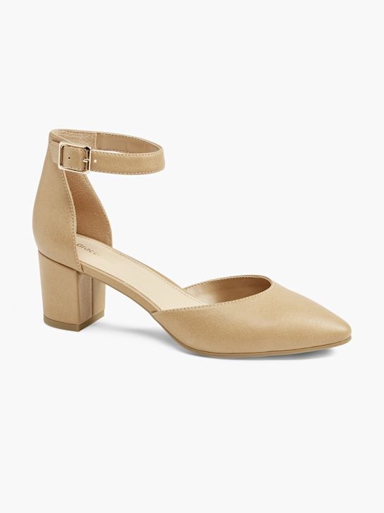 Graceland Tacones con hebilla Beige 19868 6