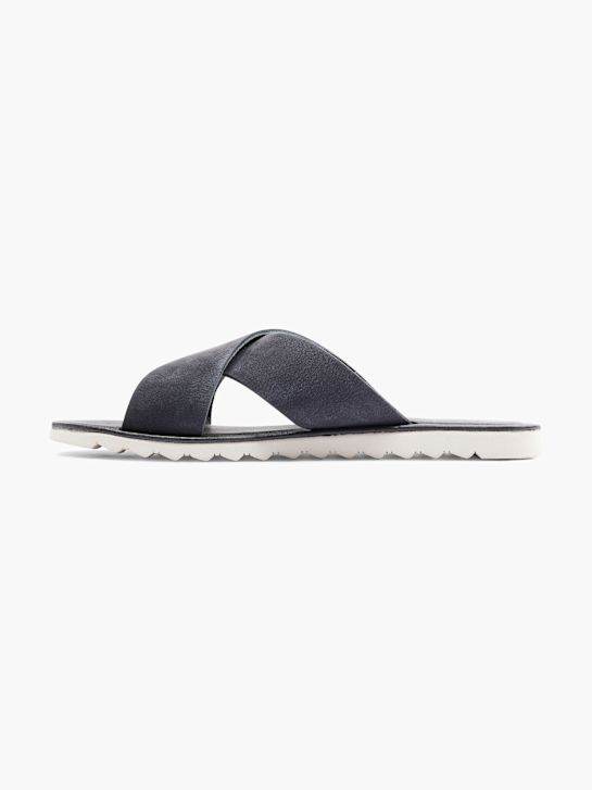 AM SHOE Slip in sandal Mørkeblå 2360 2