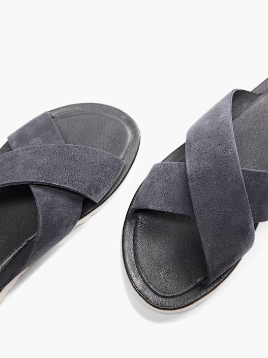 AM SHOE Slip in sandal Mørkeblå 2360 5