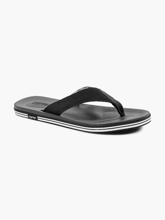 ESPRIT Žabky Čierna 28509 6