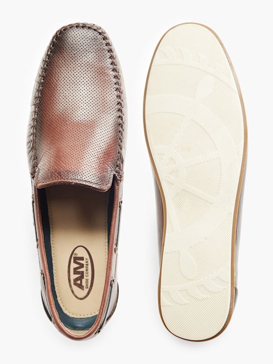 AM SHOE Mocassino Marrone 20561 3