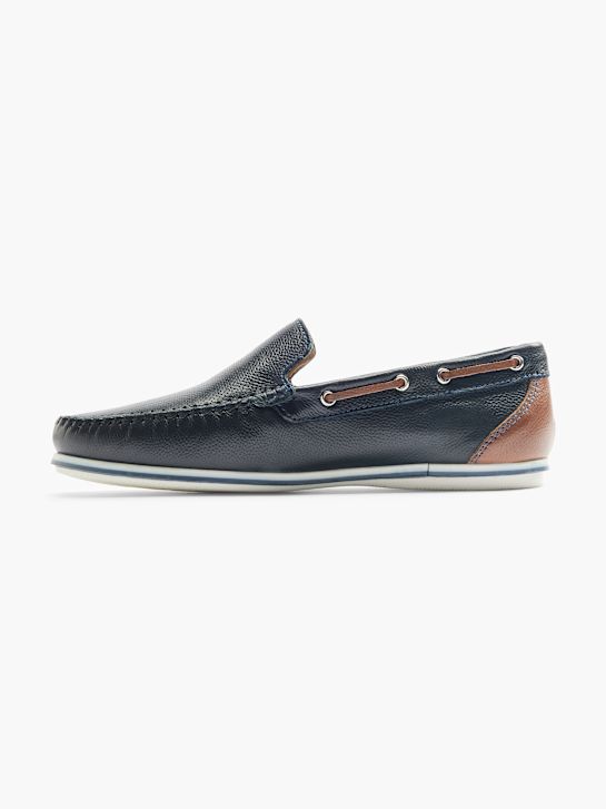 AM SHOE Mocassino Blu 19886 2