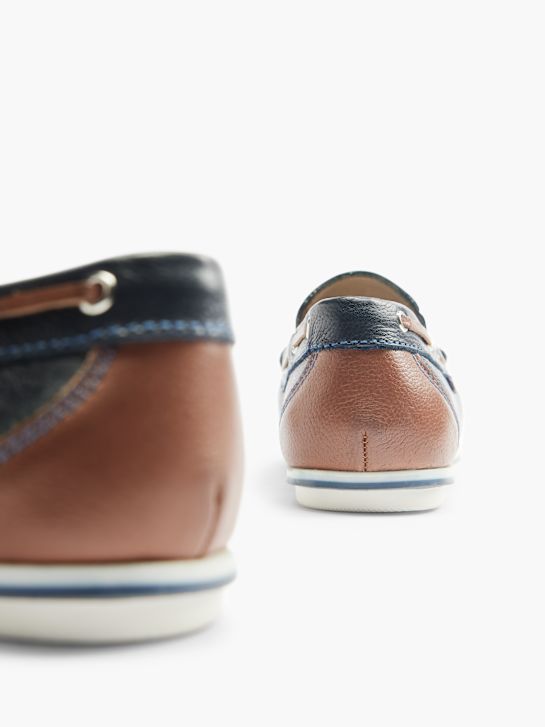 AM SHOE Mokassin Blau 19886 4