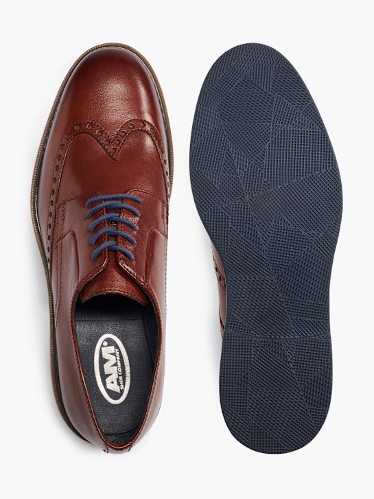 AM SHOE Poslovne cipele Braon 744 3