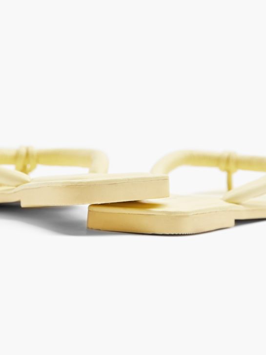 Vero Moda Sandal med tå-split Gul 6970 4