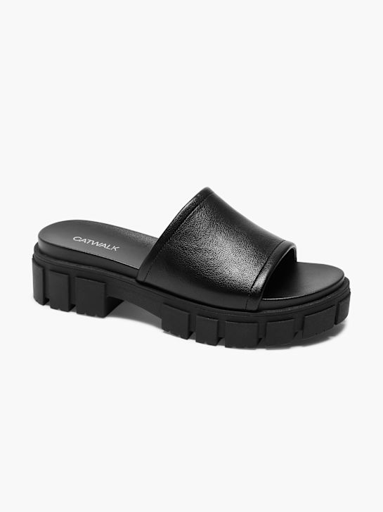 Catwalk Šľapky Čierna 2404 6