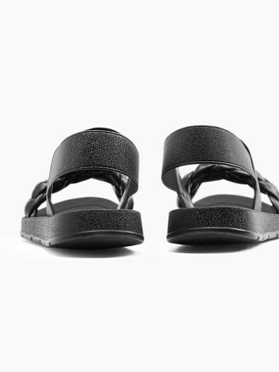 Graceland Sandalias Negro 748 4