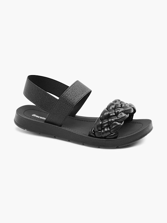 Graceland Sandalias Negro 748 6