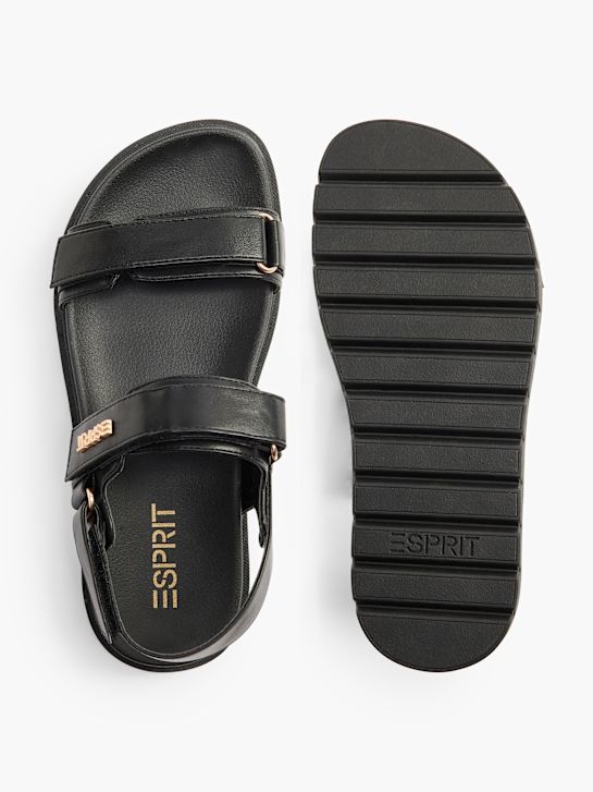 ESPRIT Sandále Čierna 6040 3