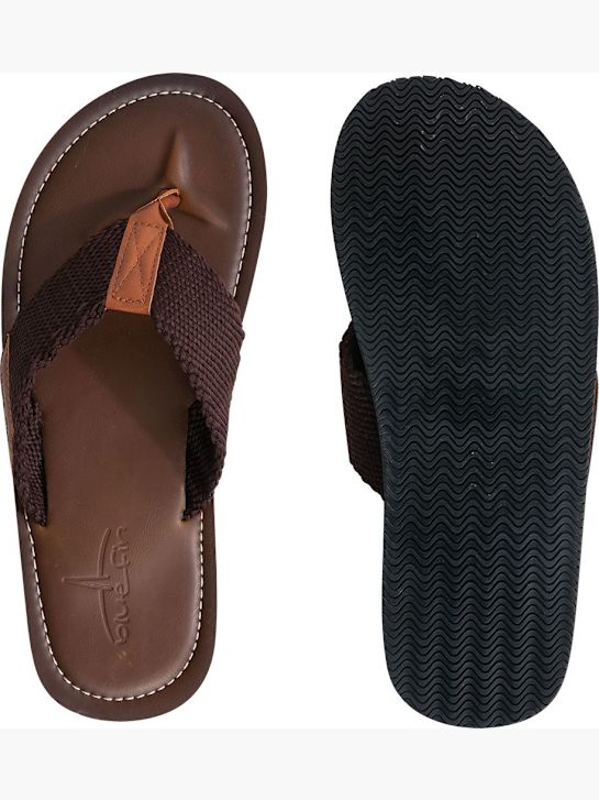 Blue Fin Flip flop Brown 88827 5
