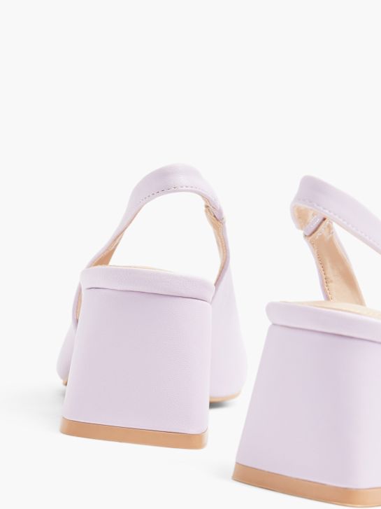 Graceland Zapatos abiertos de tacón Morado 2416 4