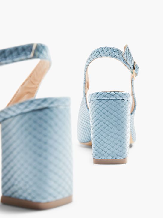 Catwalk Slingback pump Blå 761 4