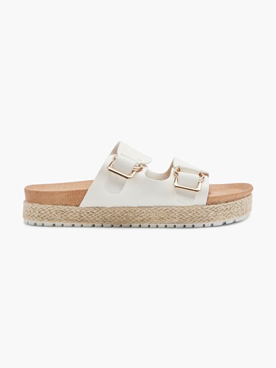 Graceland Ciabatta con plantare profondo Bianco 20563 2