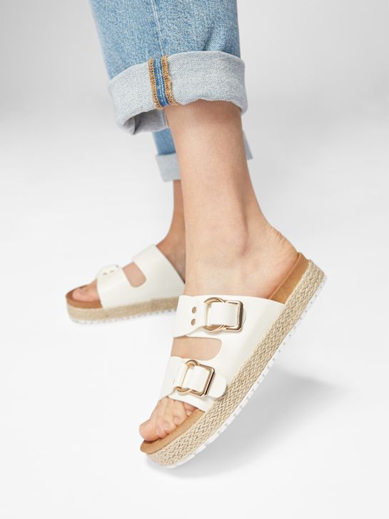 Graceland Ciabatta con plantare profondo Bianco 20563 1