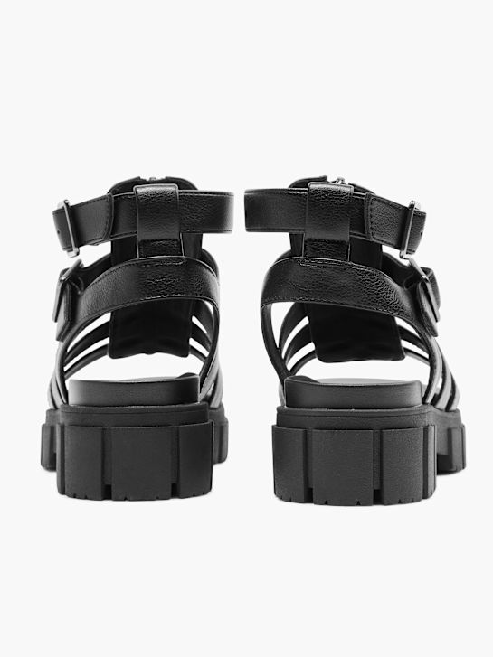 Catwalk Сандали с ток Черен 4246 4