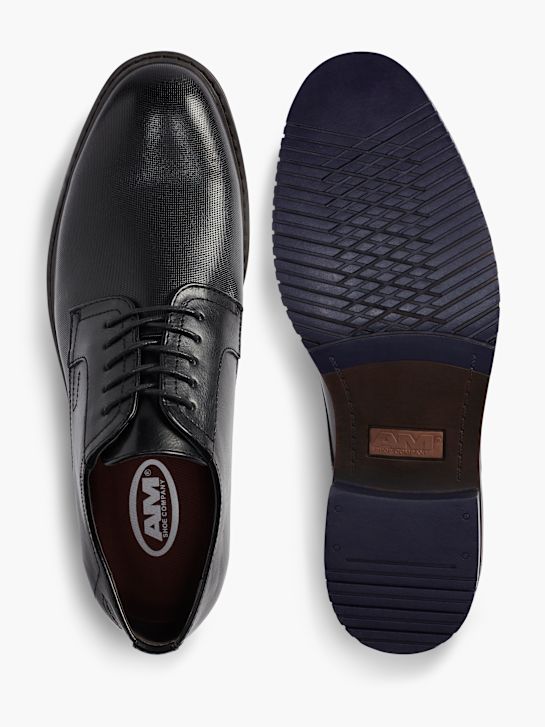 AM SHOE Spoločenská obuv Čierna 2419 3