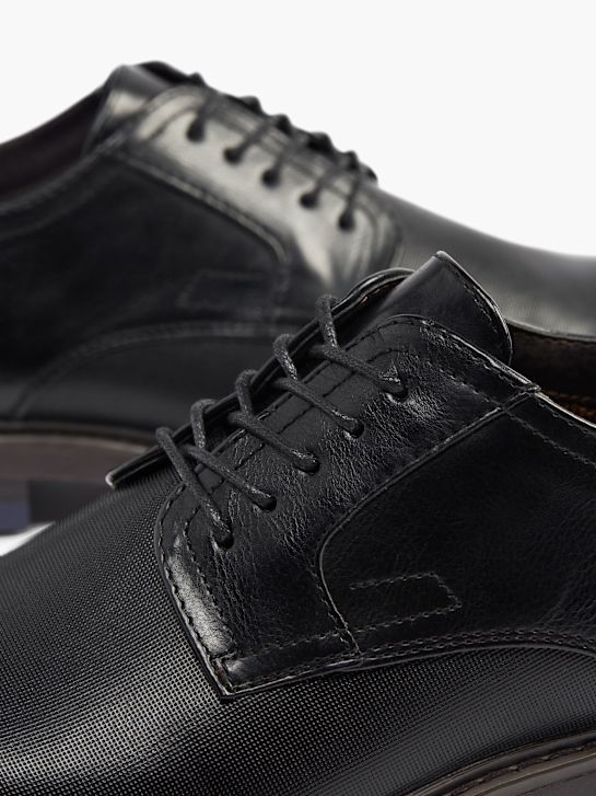AM SHOE Businessschuh Schwarz 2419 5