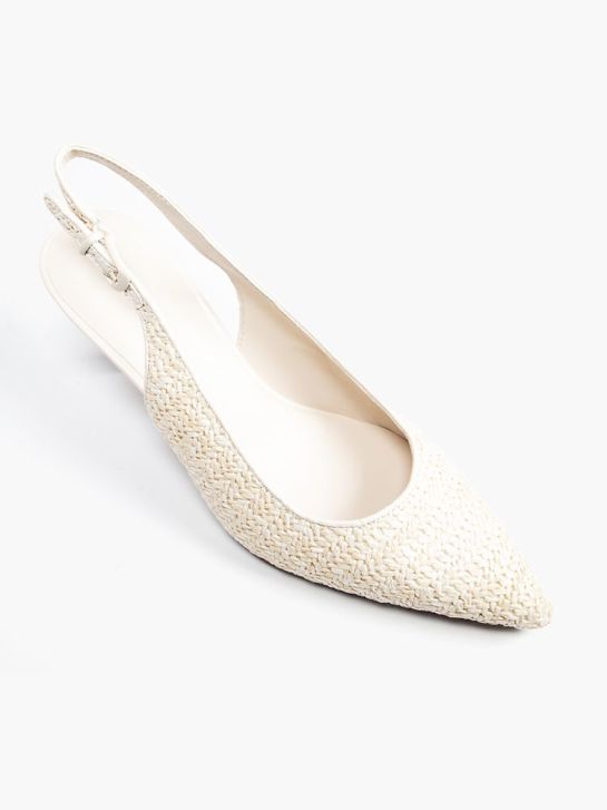Graceland Slingback salonke Krem 70237 2