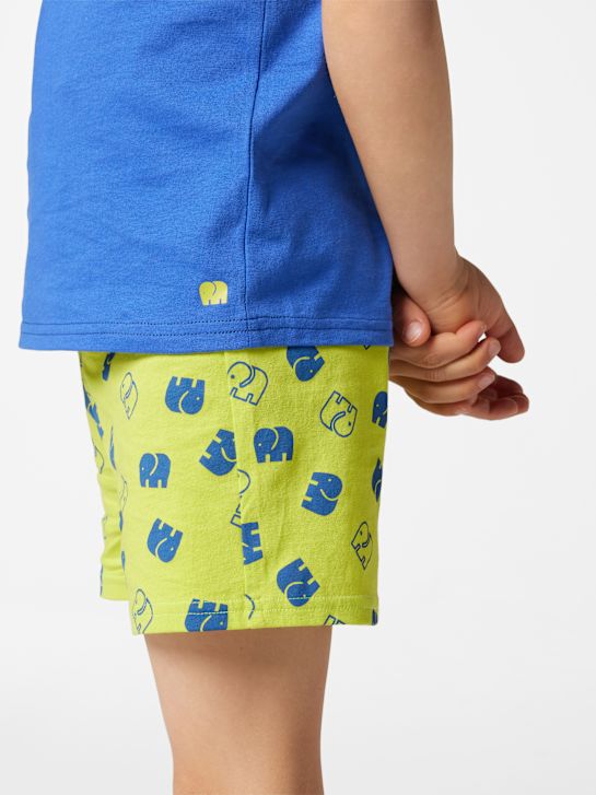 elefanten Nachtwäsche Blau 36597 4