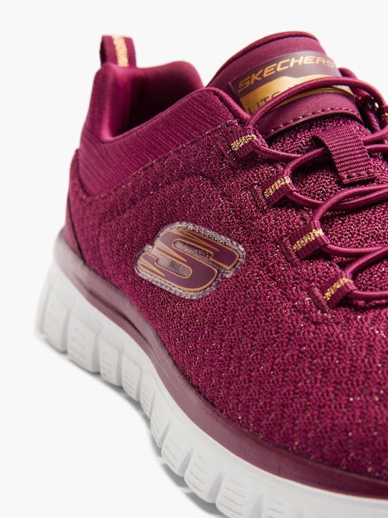 Burdeos Zapatillas Skechers Mujer Granate Deportivo Skechers 32502