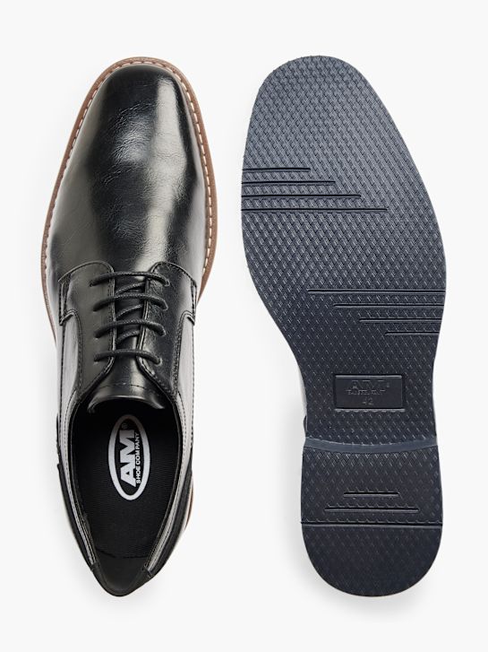 AM SHOE Poslovne cipele Crna 1533 3