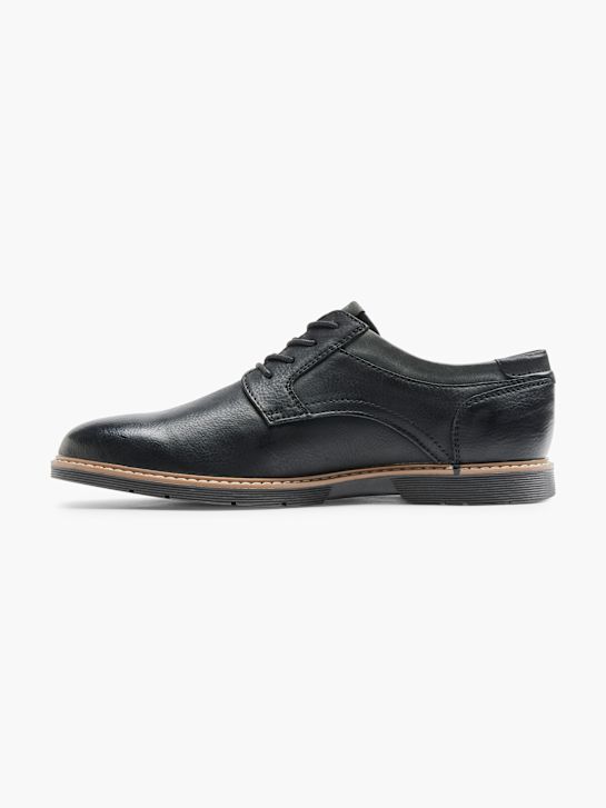 AM SHOE Businessschuh Schwarz 7033 2