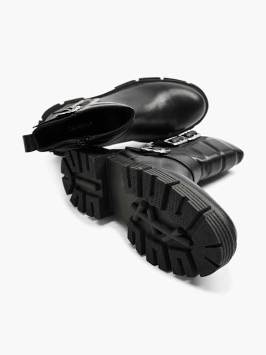 Catwalk Bikerstövel Svart 20761 3