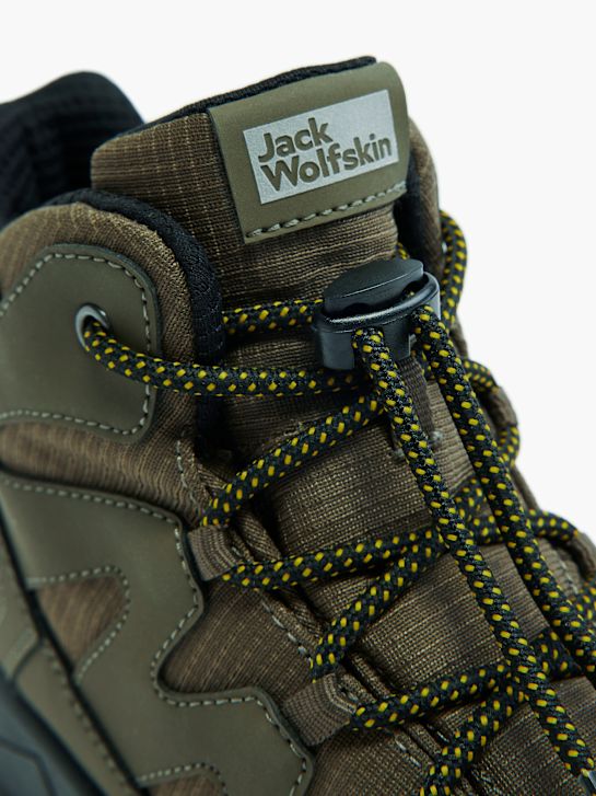 Jack Wolfskin Botki sznurowane Khaki 1548 5