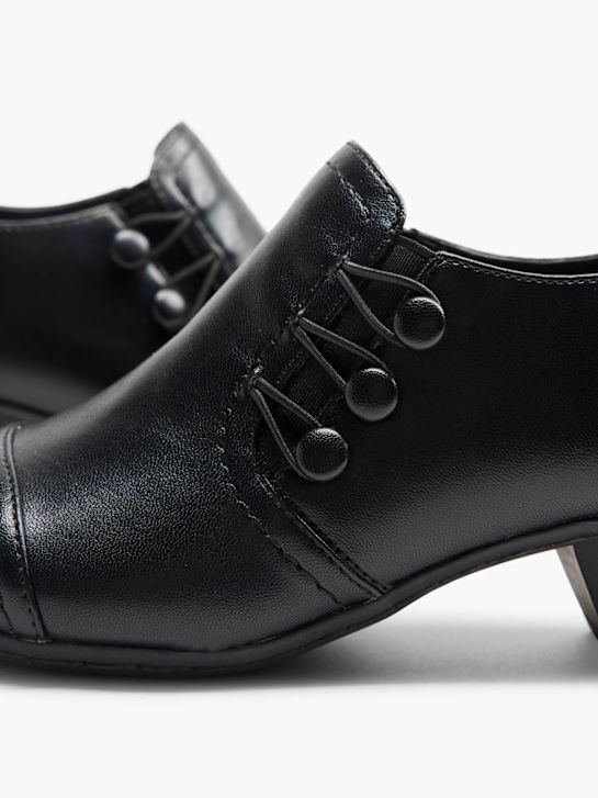 Easy Street Czółenka z zabudowanym przodem Czarny 2471 7