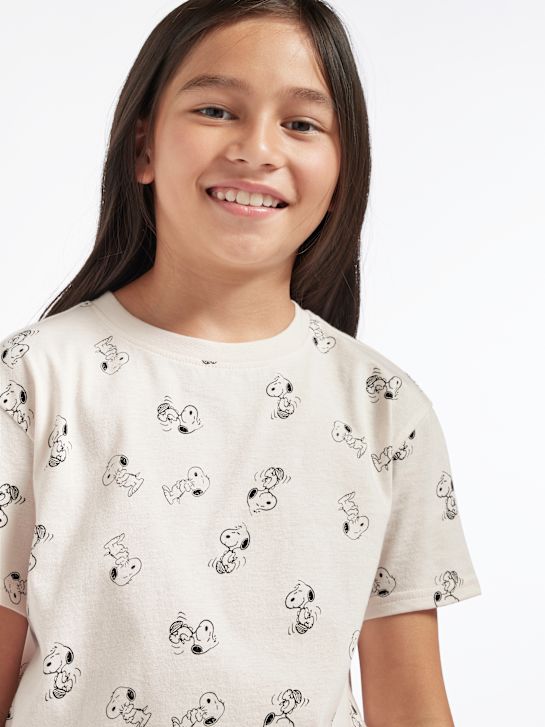 THE PEANUTS T-Shirt Różowy 5255 4