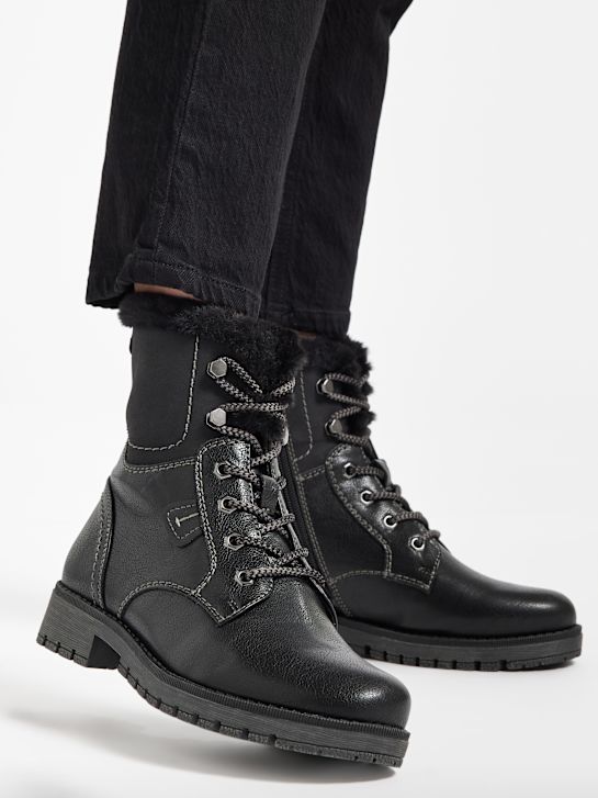 Easy Street Schnürstiefelette Schwarz 3419 7