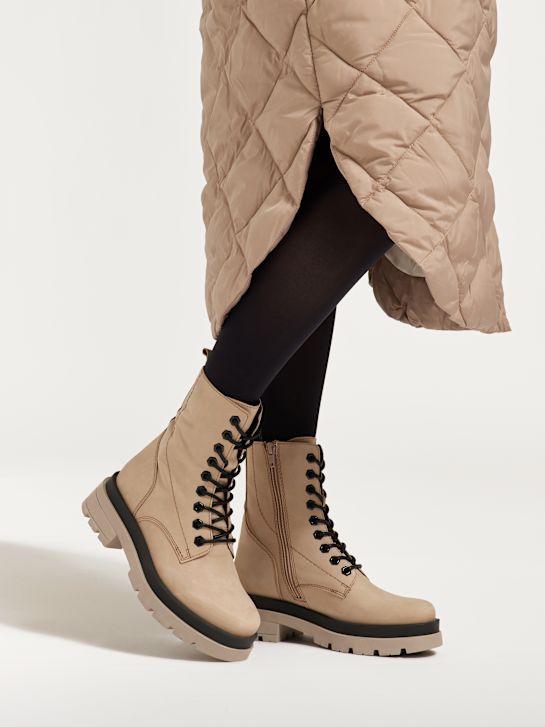 Schnürboots 5th Avenue Schuhe Stiefel Deichmann Stiefeletten Blau