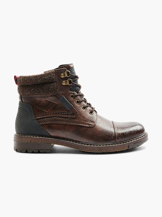 AM SHOE Botki sznurowane Brązowy 3439 1