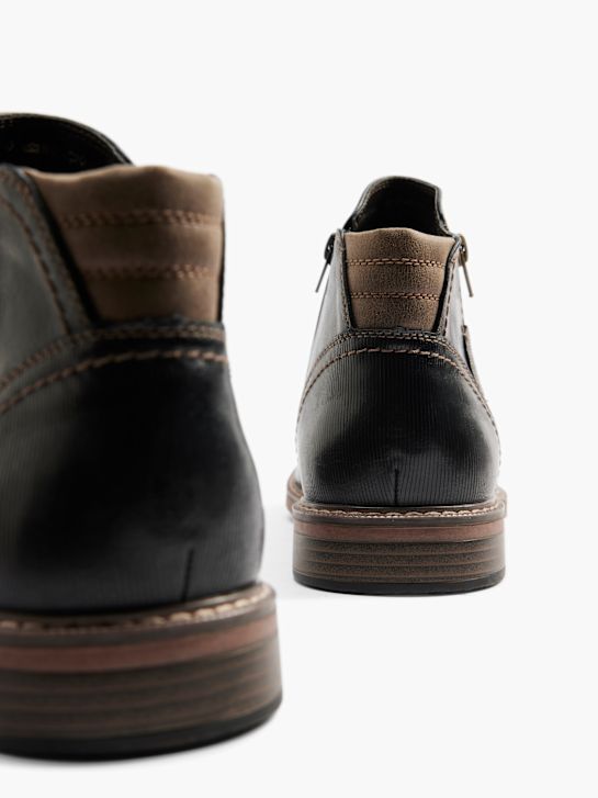 AM SHOE Členková obuv Čierna 1590 4