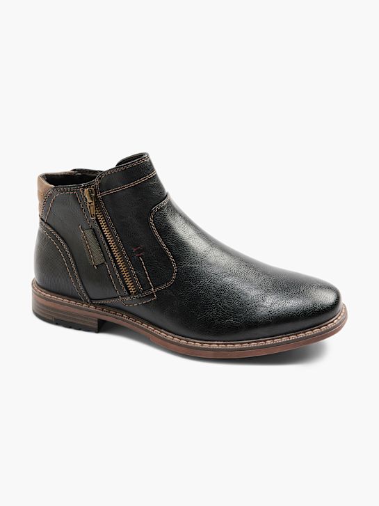 AM SHOE Členková obuv Čierna 1590 6