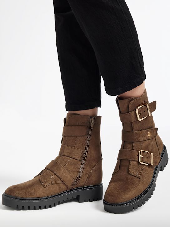 Graceland Biker Boots Braun 3441 7