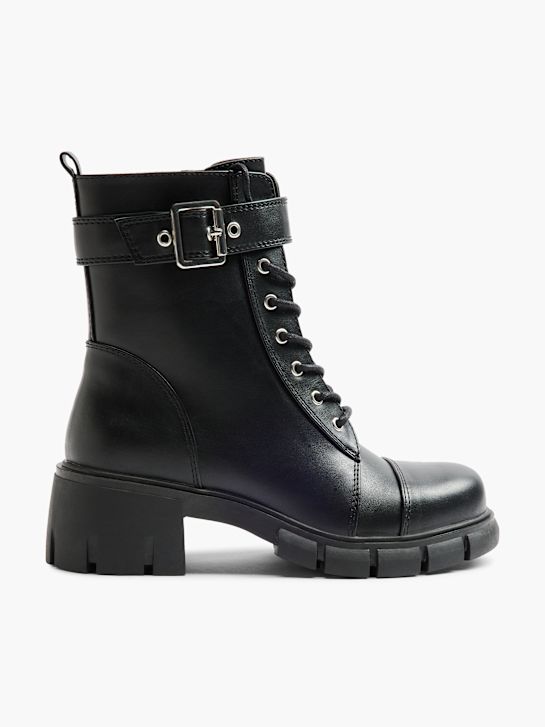 Graceland Botins com cordões Preto 3447 1