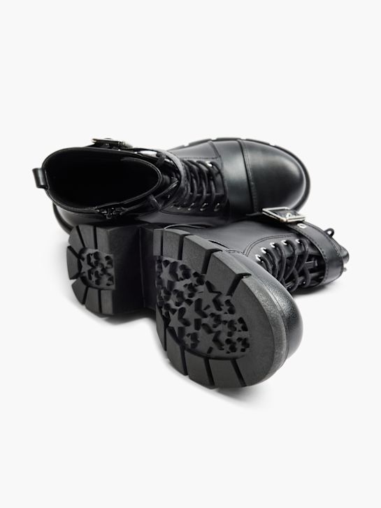 Graceland Botins com cordões Preto 3447 3