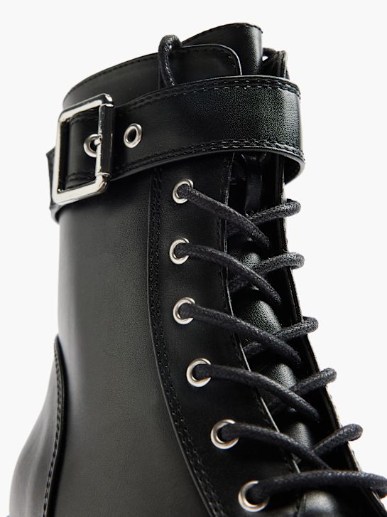 Graceland Botins com cordões Preto 3447 5