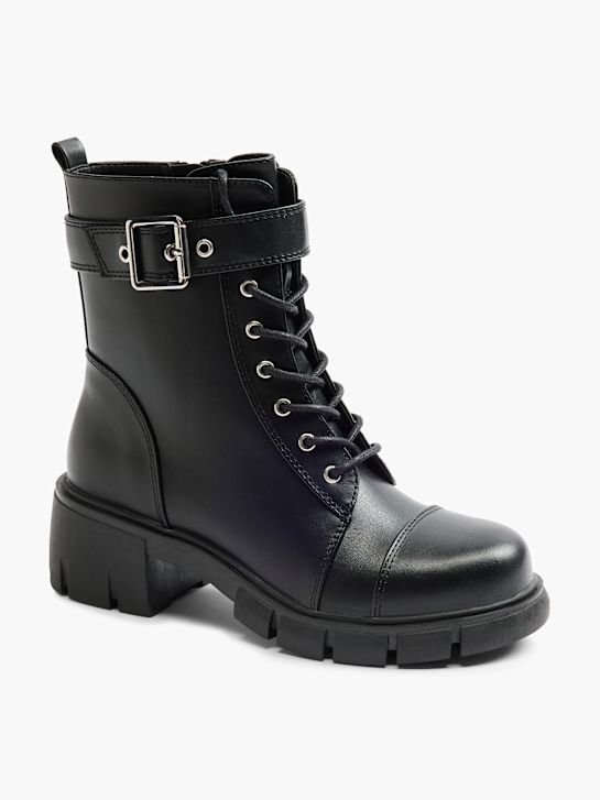 Graceland Botins com cordões Preto 3447 6