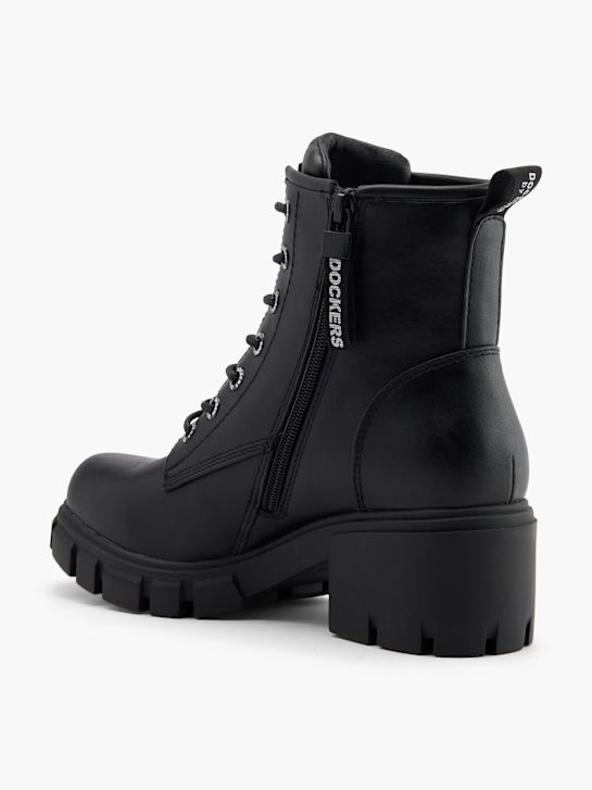 Dockers Čizme na pertlanje Crna 27826 3